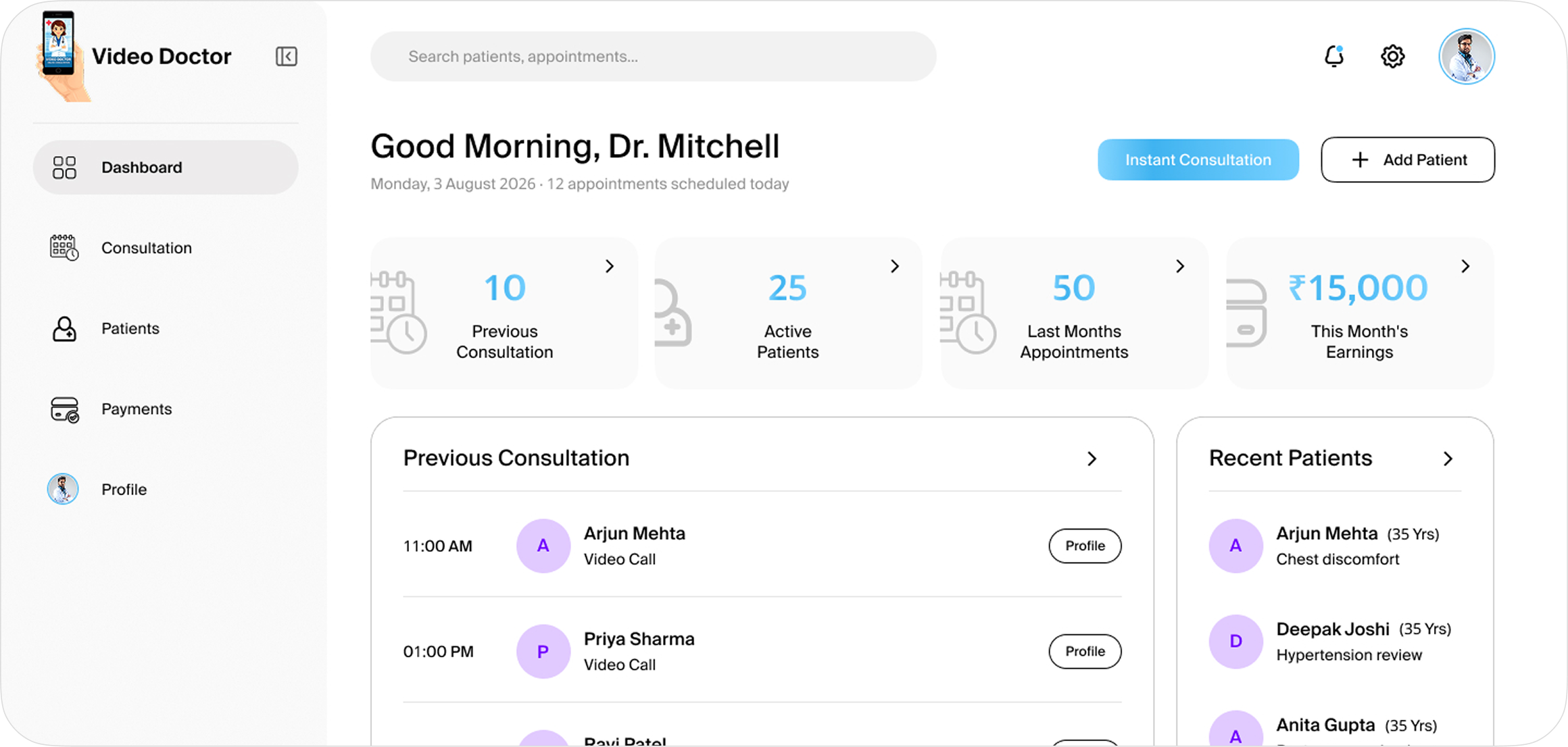 One Dashboard, Complete Practice Management